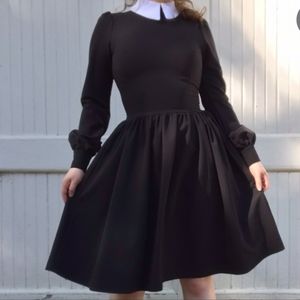 Nosferatu dress with 2 detachable collars